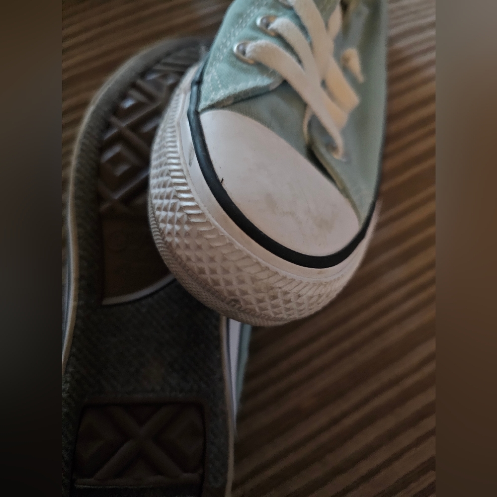 Converse Kids Shoes in Light Blue and White